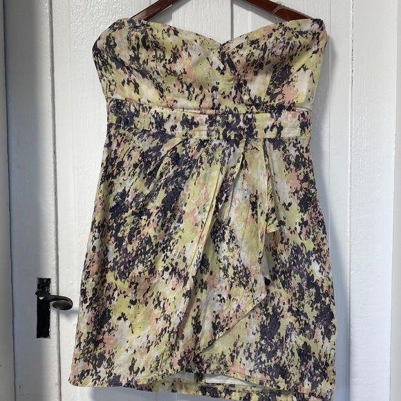 American Rag Dresses & Skirts - American Rag  watercolor sweetheart neck strapless dress